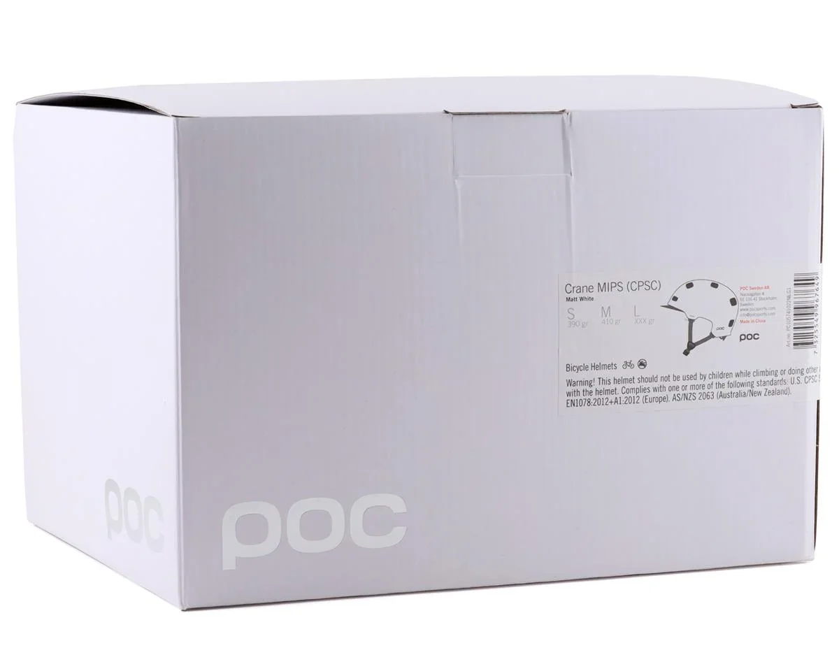 POC Crane MIPS Helmet (Matte White) (S) - view 3